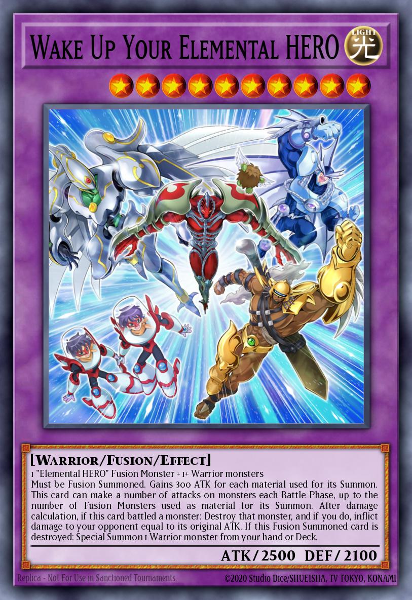 Card Image: Wake Up Your Elemental HERO