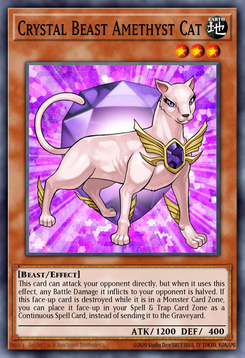 Card Image: Crystal Beast Amethyst Cat
