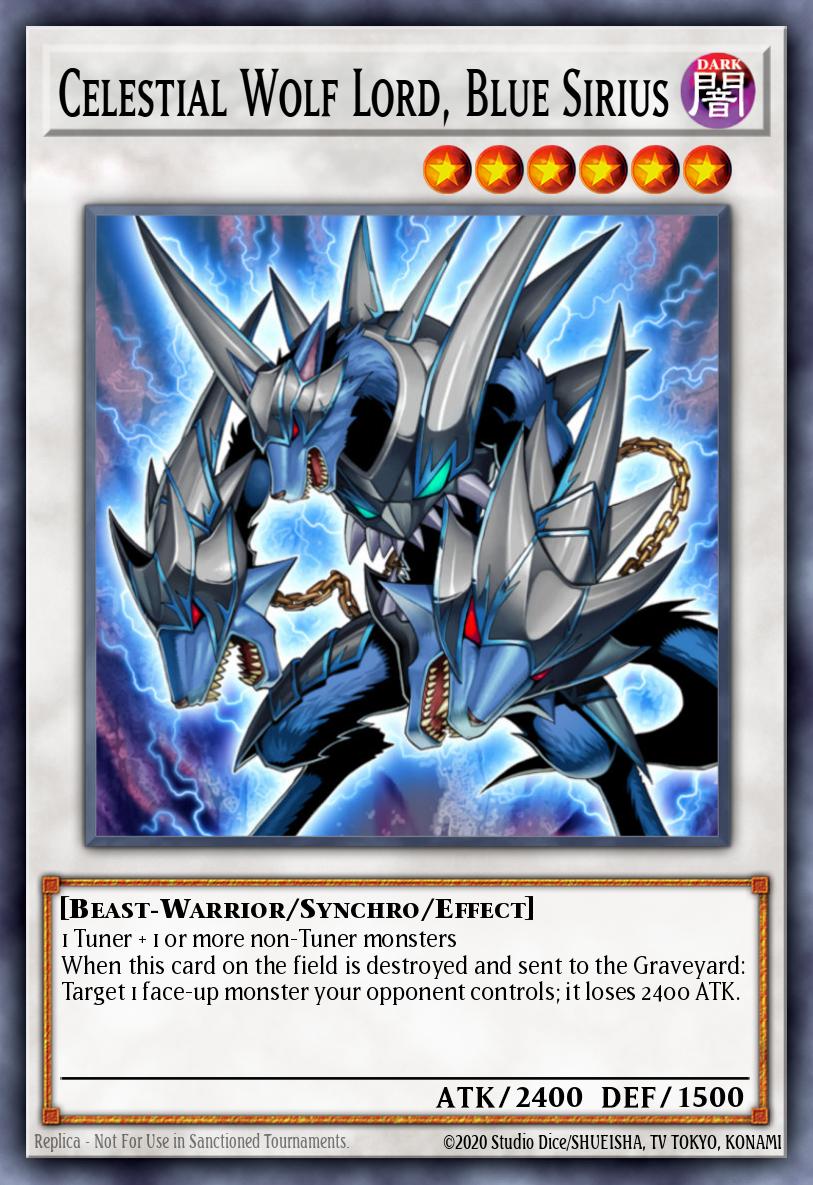 Card Image: Celestial Wolf Lord, Blue Sirius