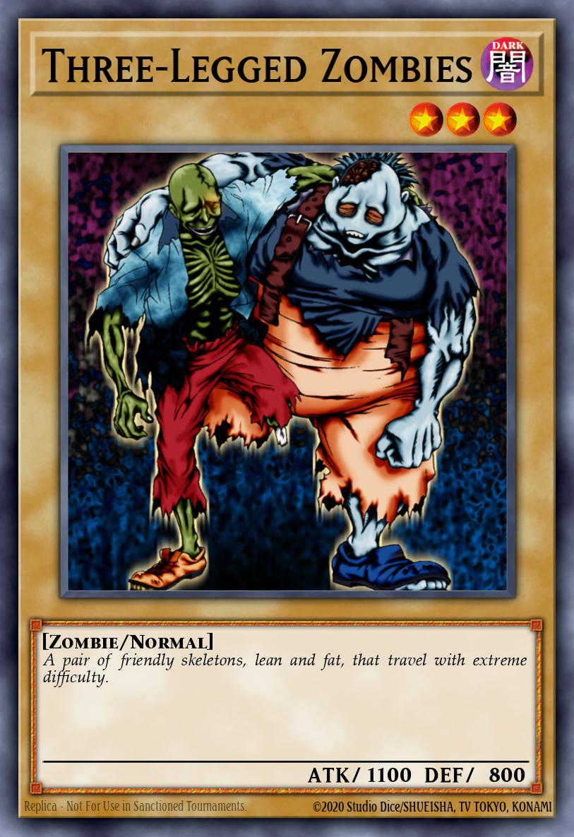 Card Image: Three-Legged Zombies