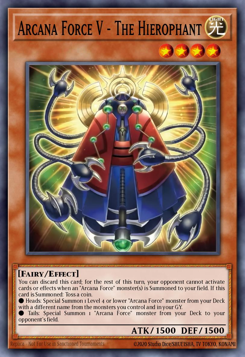 Card Image: Arcana Force V - The Hierophant