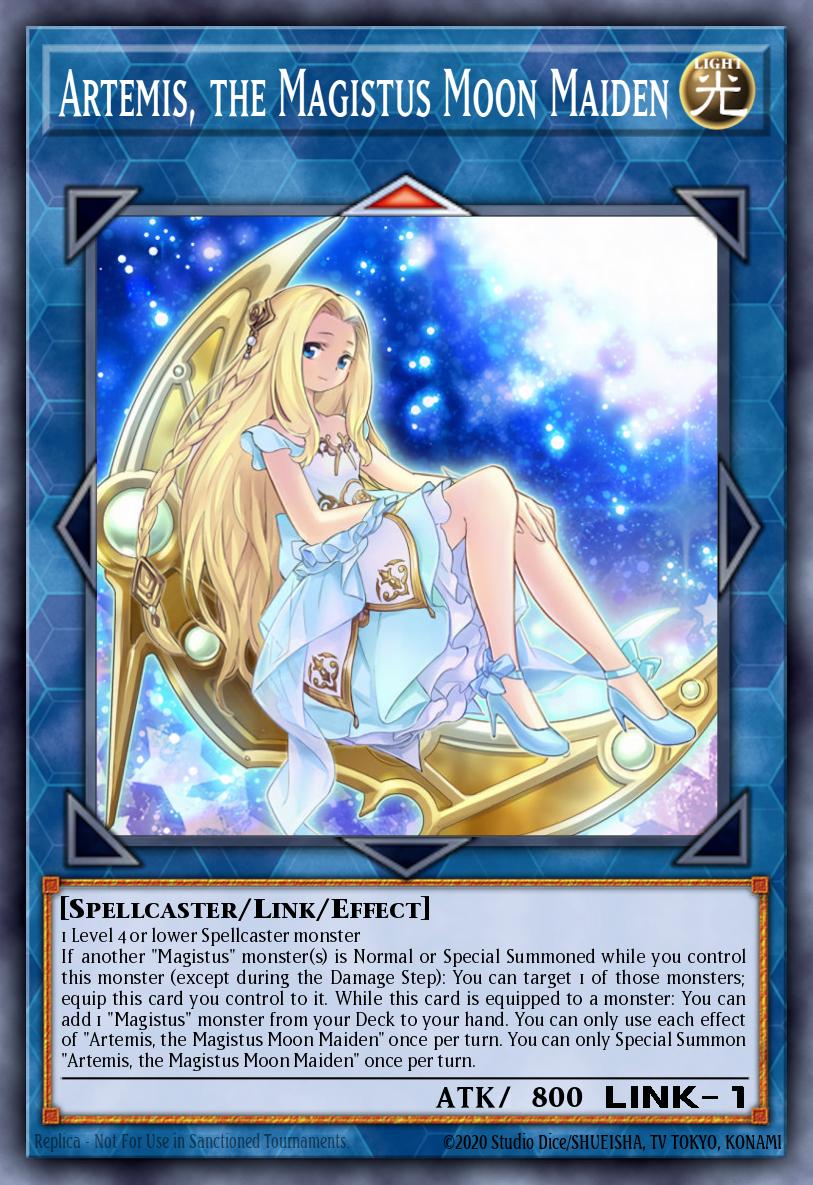 Card Image: Artemis, the Magistus Moon Maiden