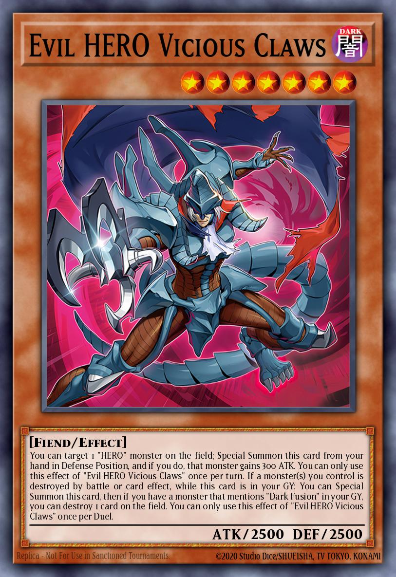 Card Image: Evil HERO Vicious Claws