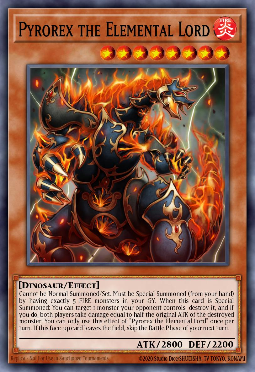 Card Image: Pyrorex the Elemental Lord
