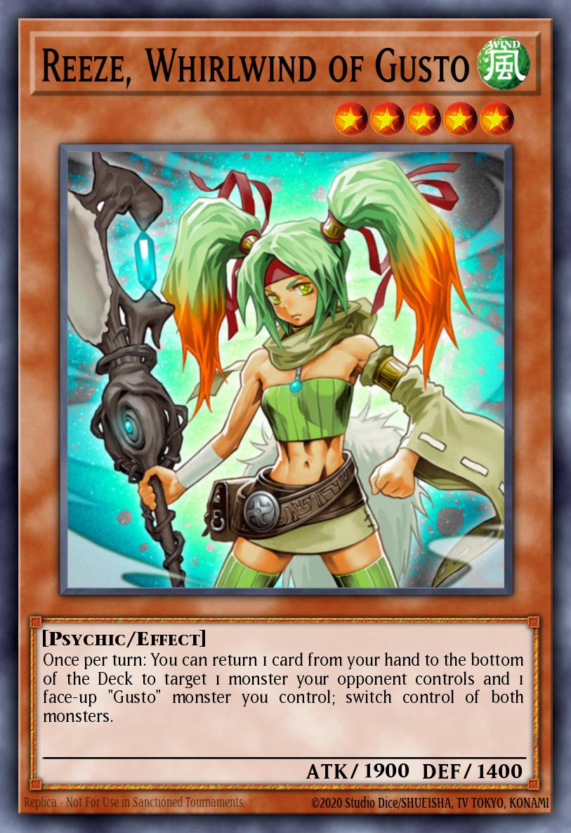 Card Image: Reeze, Whirlwind of Gusto
