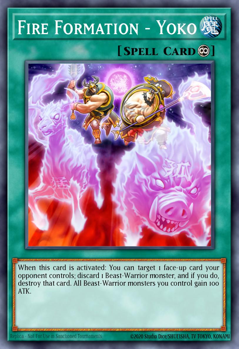 Card Image: Fire Formation - Yoko