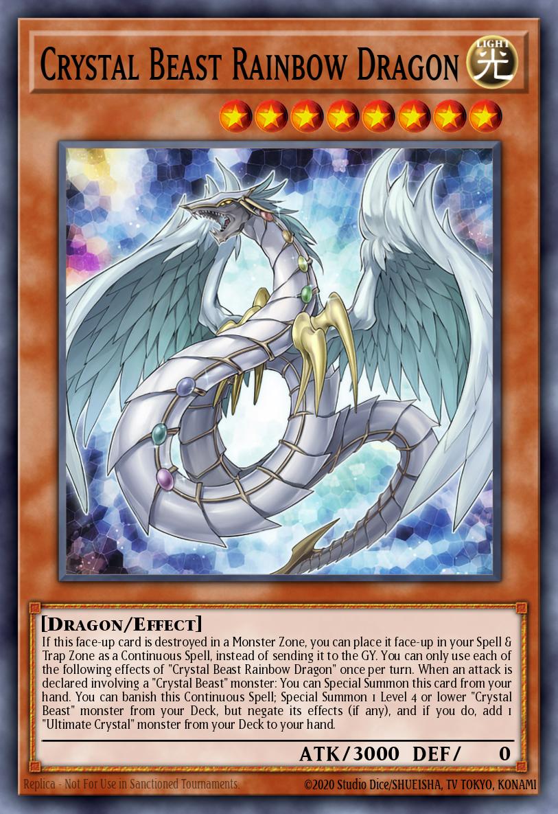 Card Image: Crystal Beast Rainbow Dragon