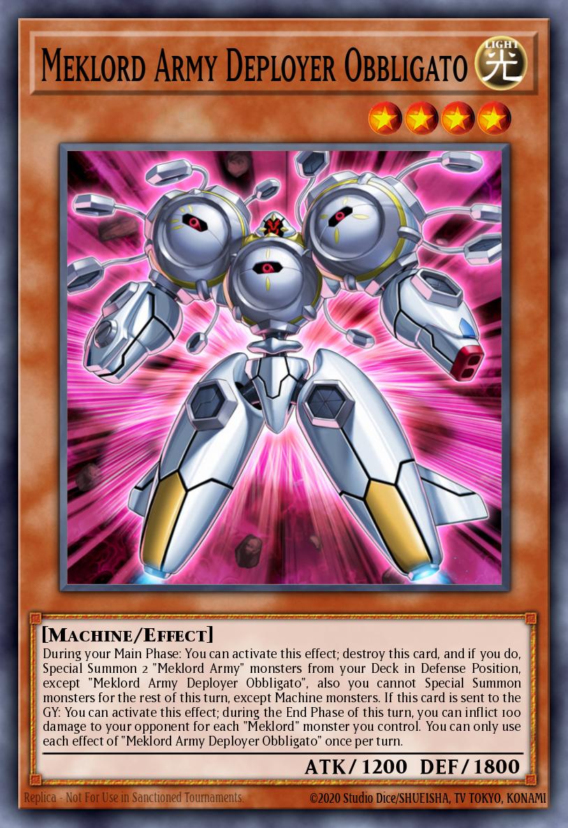 Card Image: Meklord Army Deployer Obbligato