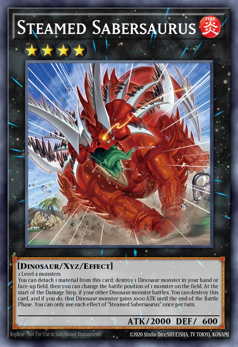 Card Image: Steamed Sabersaurus