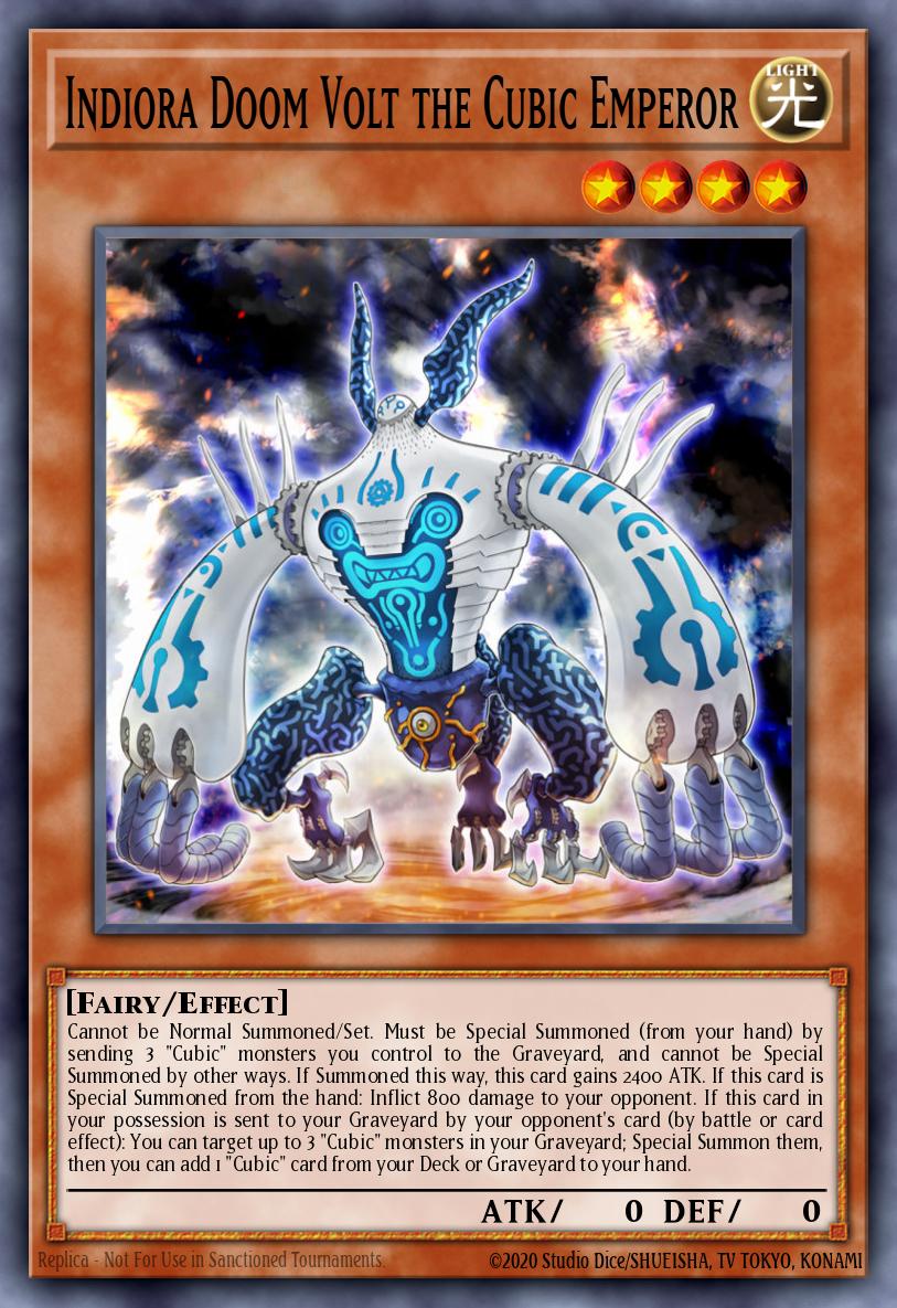 Card Image: Indiora Doom Volt the Cubic Emperor