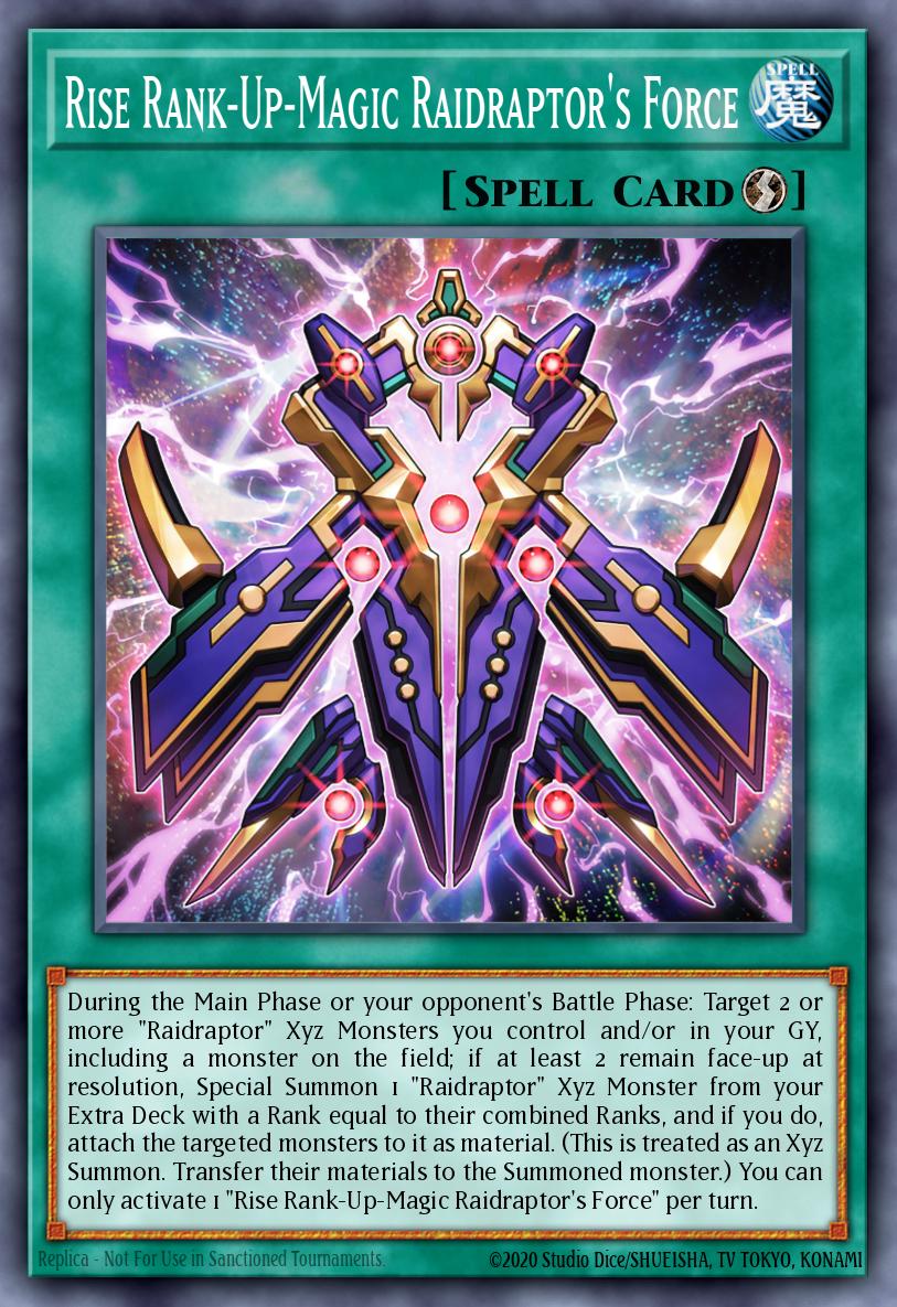 Card Image: Rise Rank-Up-Magic Raidraptor's Force