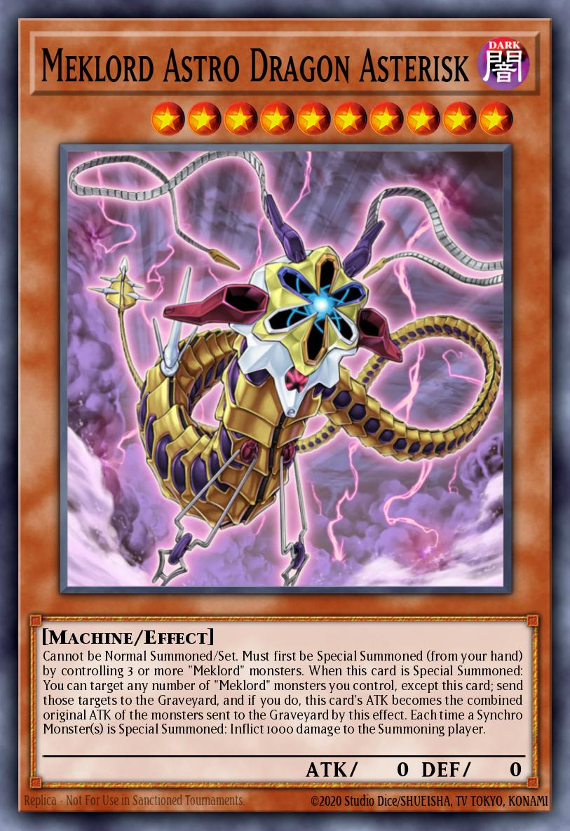 Card Image: Meklord Astro Dragon Asterisk