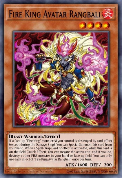 Card Image: Fire King Avatar Rangbali