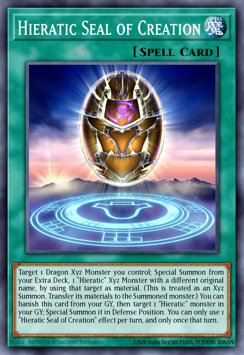 Card Image: Hieratic Seal of Creation