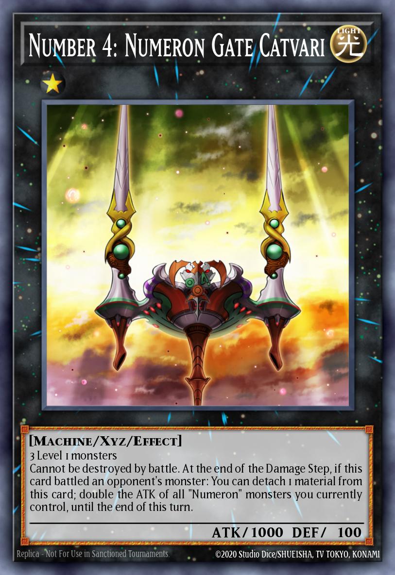 Card Image: Number 4: Numeron Gate Catvari