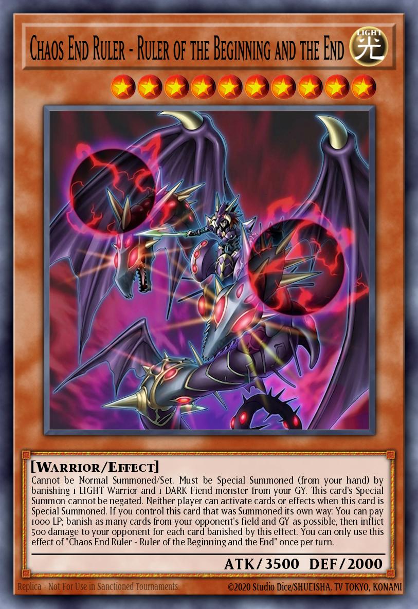 Card Image: Chaos End Ruler - Ruler of the Beginning and the End