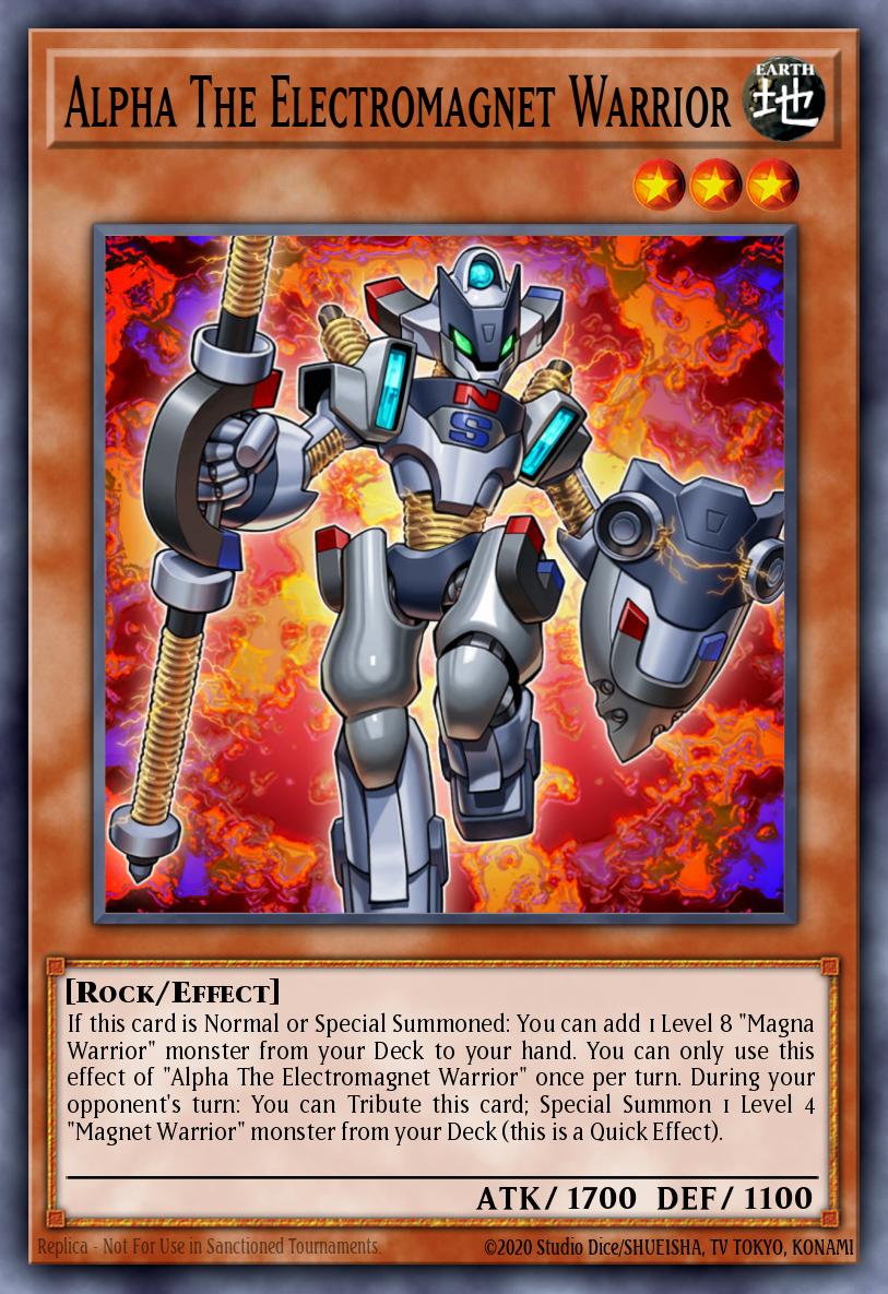 Card Image: Alpha The Electromagnet Warrior