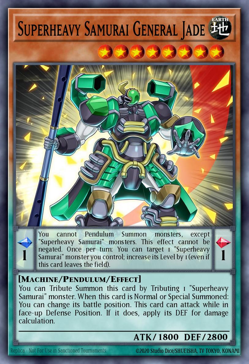 Card Image: Superheavy Samurai General Jade