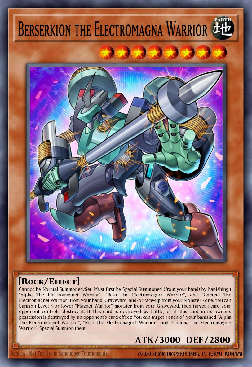 Card Image: Berserkion the Electromagna Warrior