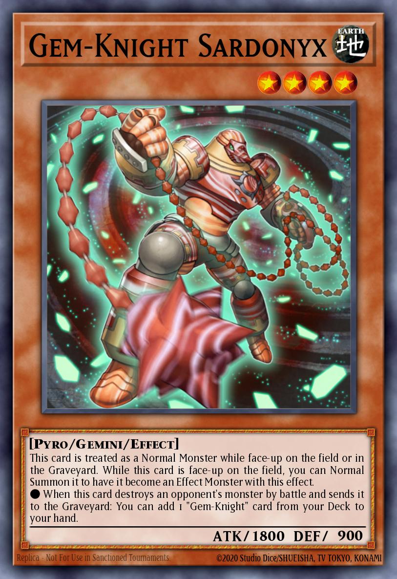 Card Image: Gem-Knight Sardonyx