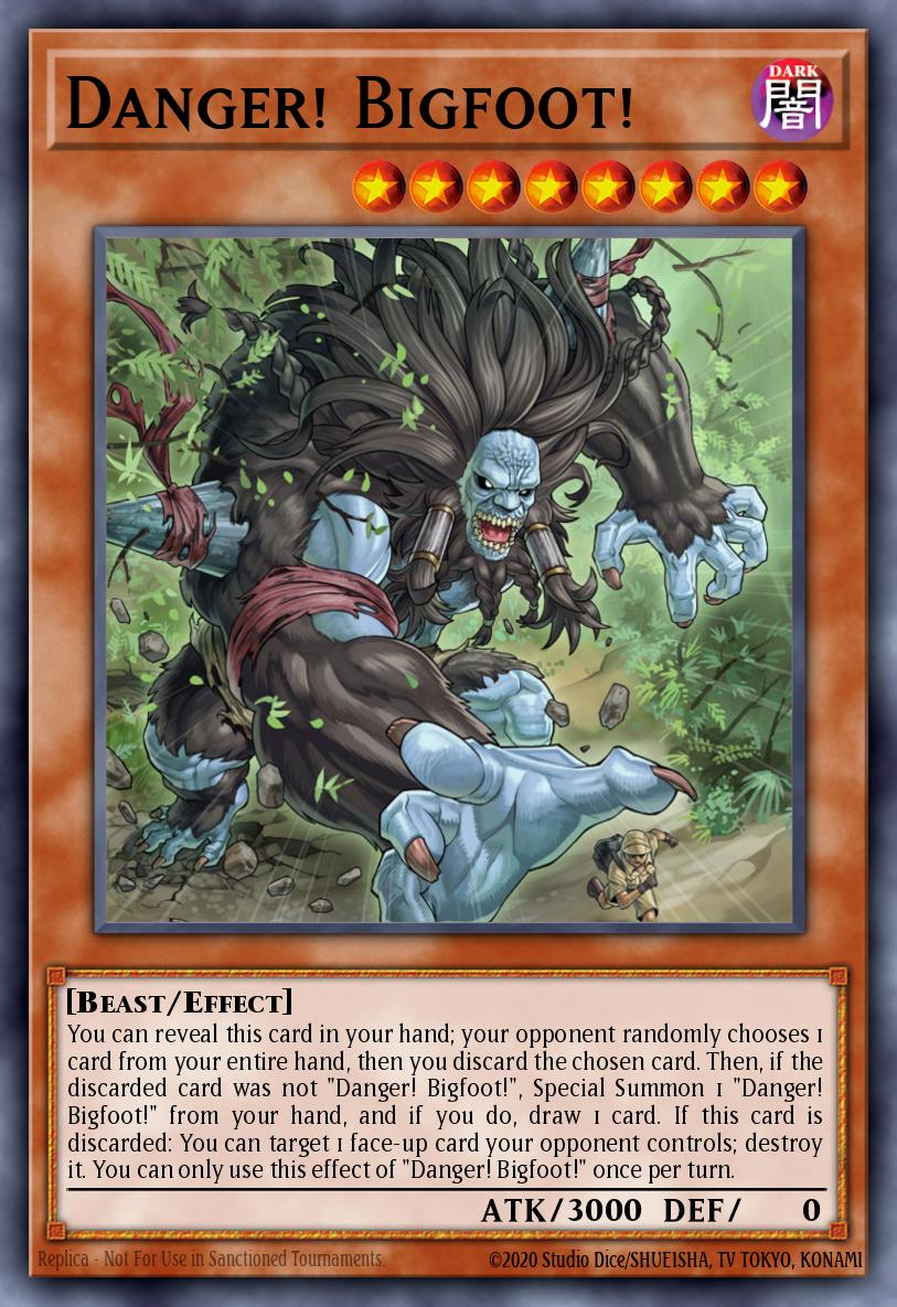 Card Image: Danger! Bigfoot!