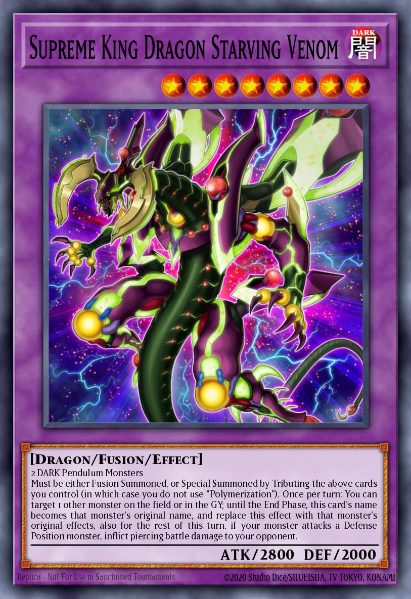 Card Image: Supreme King Dragon Starving Venom