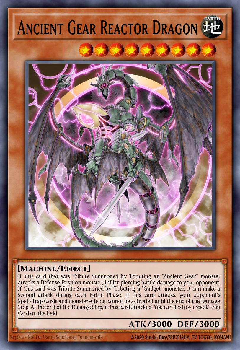 Card Image: Ancient Gear Reactor Dragon