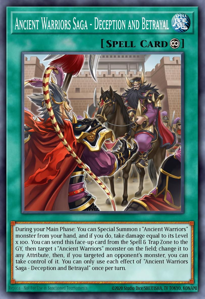 Card Image: Ancient Warriors Saga - Deception and Betrayal