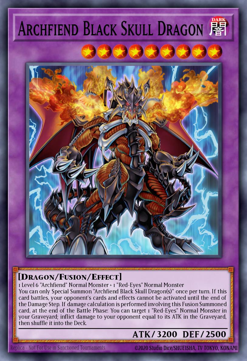 Card Image: Archfiend Black Skull Dragon