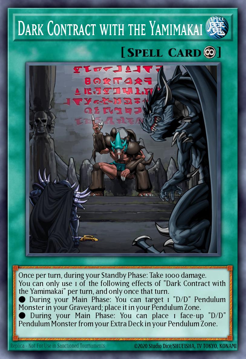 Card Image: Dark Contract with the Yamimakai