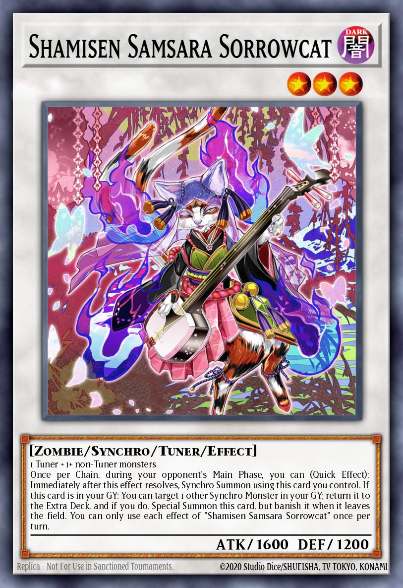 Card Image: Shamisen Samsara Sorrowcat