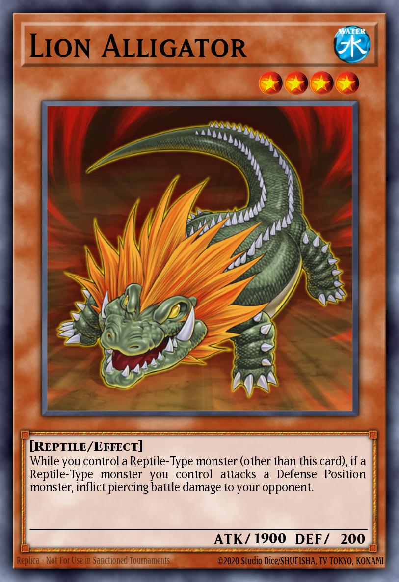 Card Image: Lion Alligator