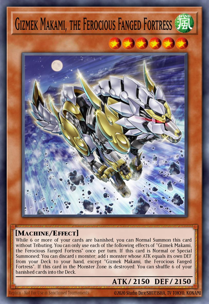 Card Image: Gizmek Makami, the Ferocious Fanged Fortress