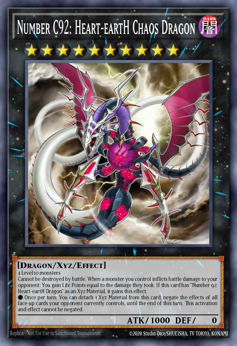 Card Image: Number C92: Heart-eartH Chaos Dragon
