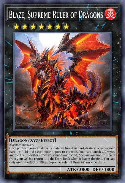 Card Image: Blaze, Supreme Ruler of all Dragons