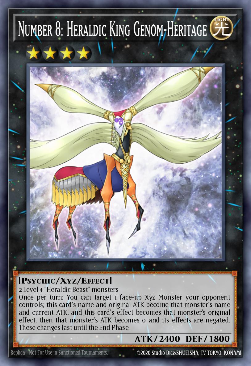 Card Image: Number 8: Heraldic King Genom-Heritage