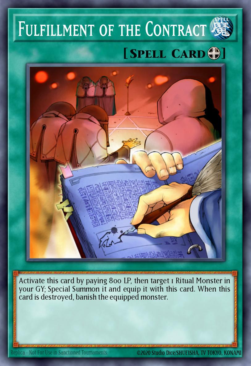 Card Image: Fulfillment of the Contract