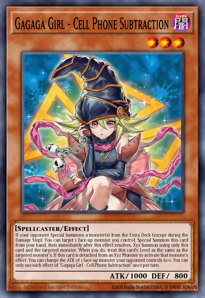 Card Image: Gagaga Girl - Cell Phone Subtraction