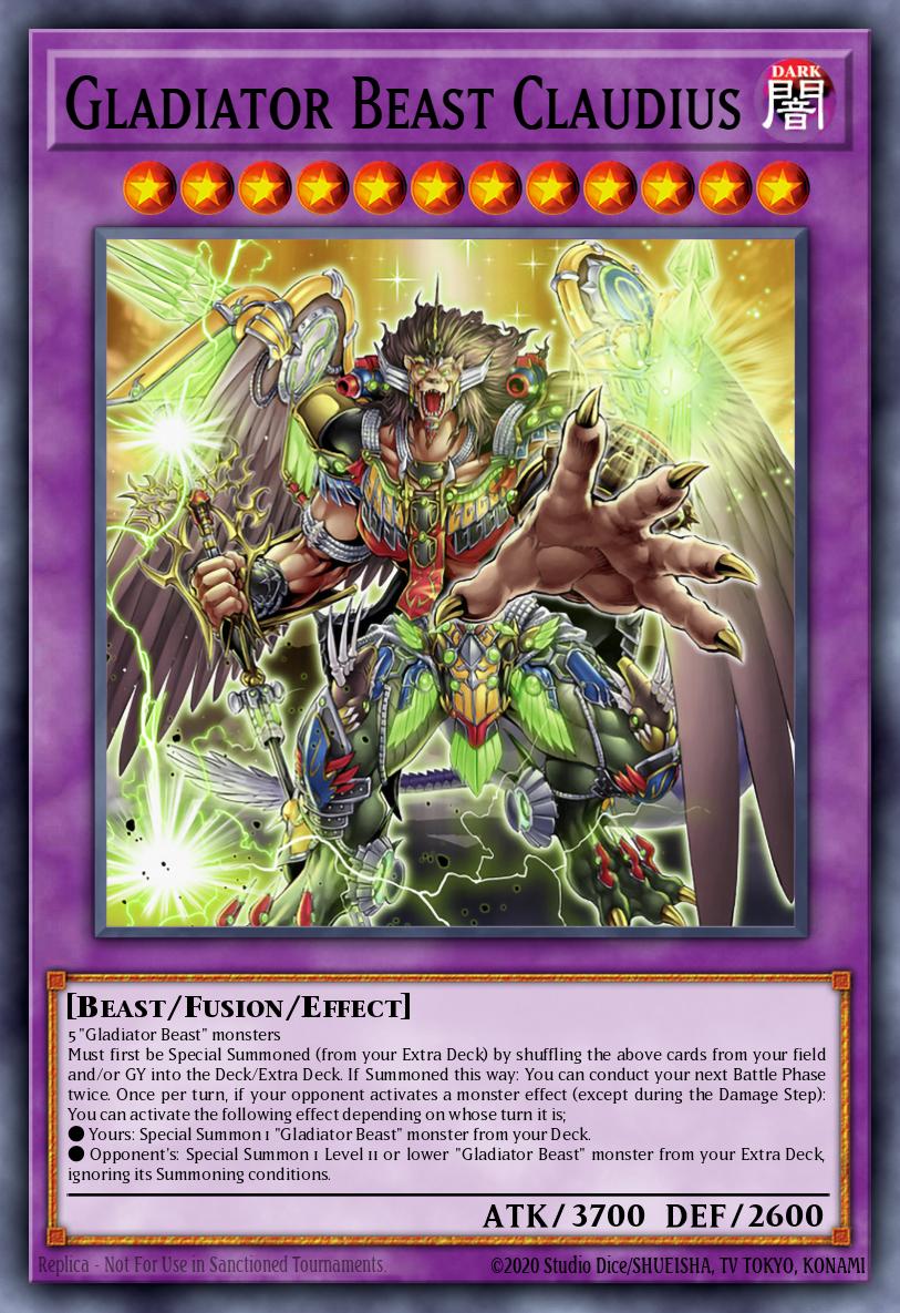 Card Image: Gladiator Beast Claudius