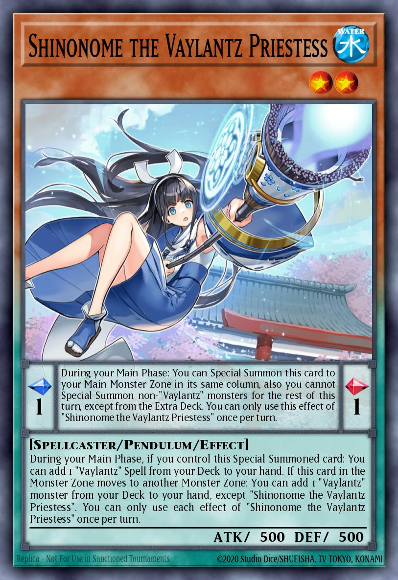 Card Image: Shinonome the Vaylantz Priestess