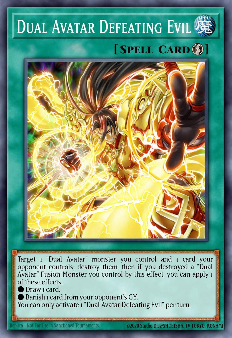 Card Image: Dual Avatar Defeating Evil