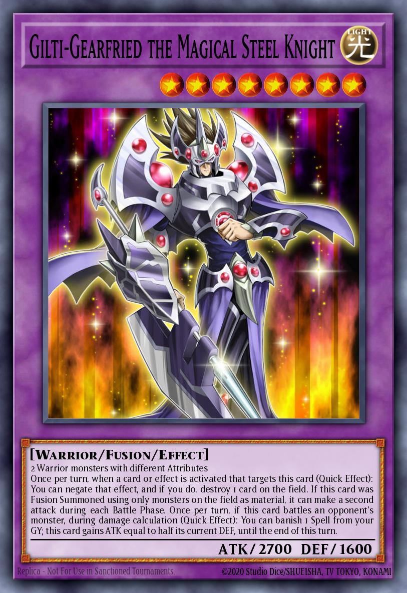 Card Image: Gilti-Gearfried the Magical Steel Knight