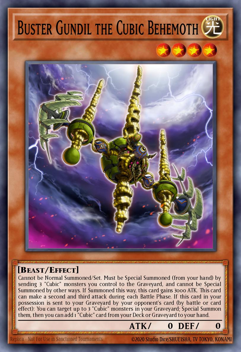 Card Image: Buster Gundil the Cubic Behemoth