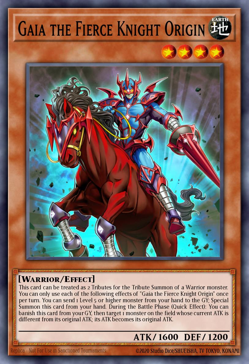 Card Image: Gaia the Fierce Knight Origin