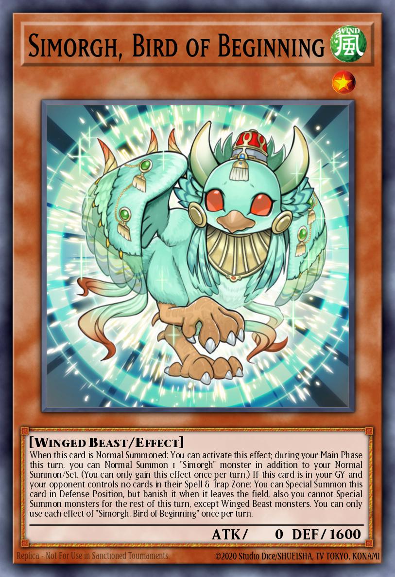 Card Image: Simorgh, Bird of Beginning