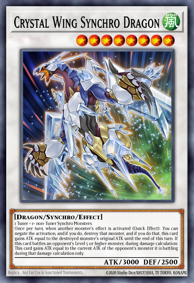 Card Image: Crystal Wing Synchro Dragon