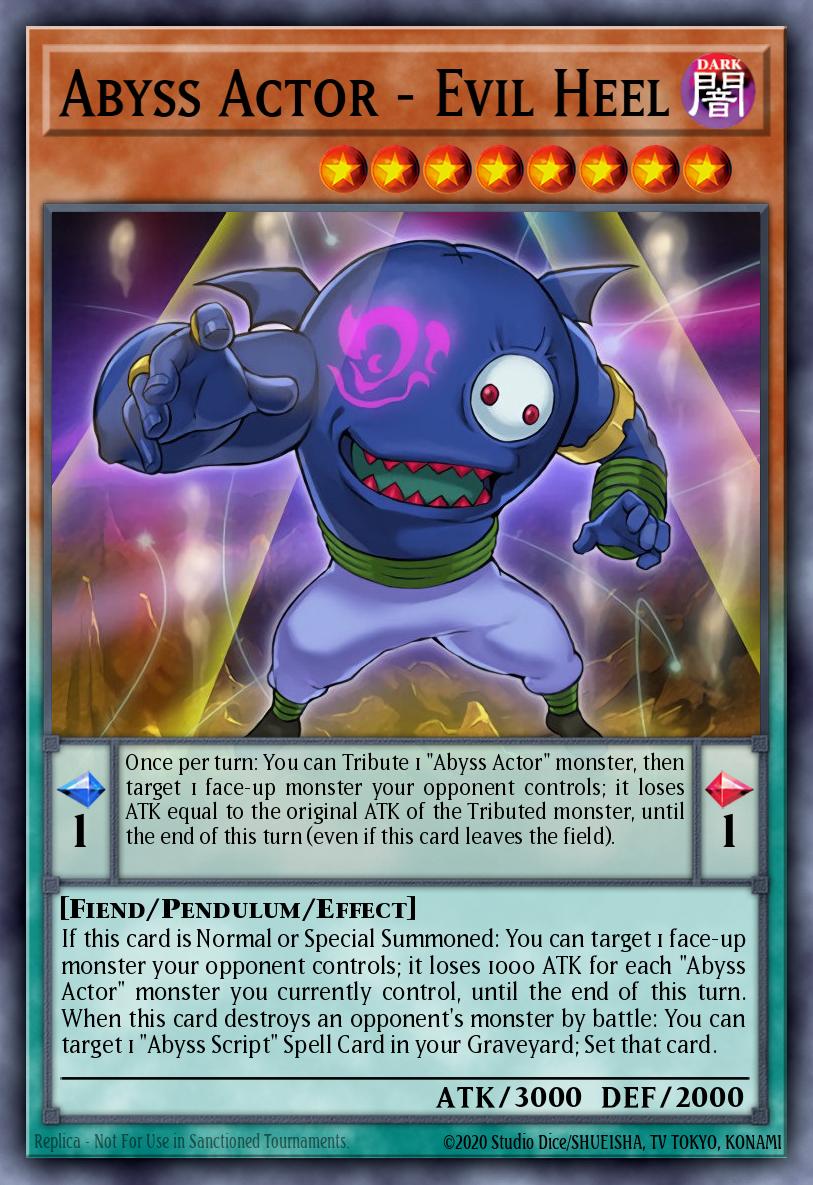 Card Image: Abyss Actor - Evil Heel