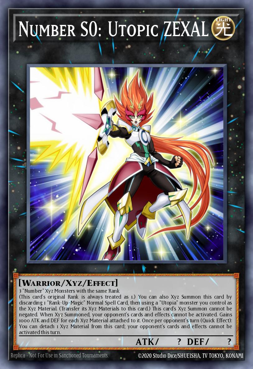 Card Image: Number S0: Utopic ZEXAL