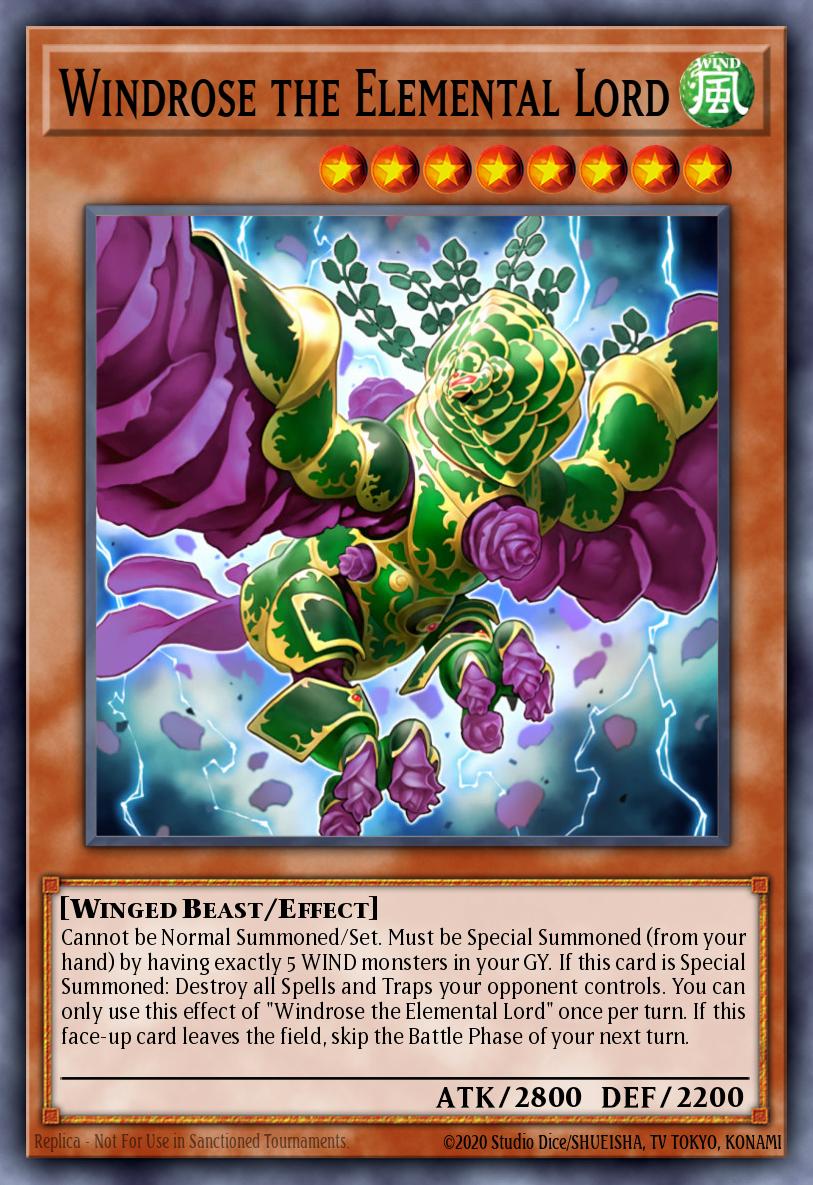 Card Image: Windrose the Elemental Lord