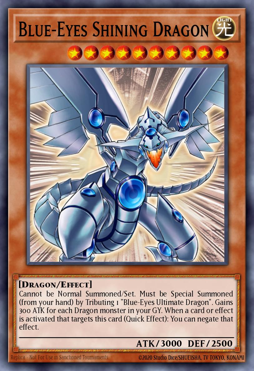 Card Image: Blue-Eyes Shining Dragon